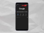 Launch Chrome and tap on the hamburger option. (Image via Sportskeeda)